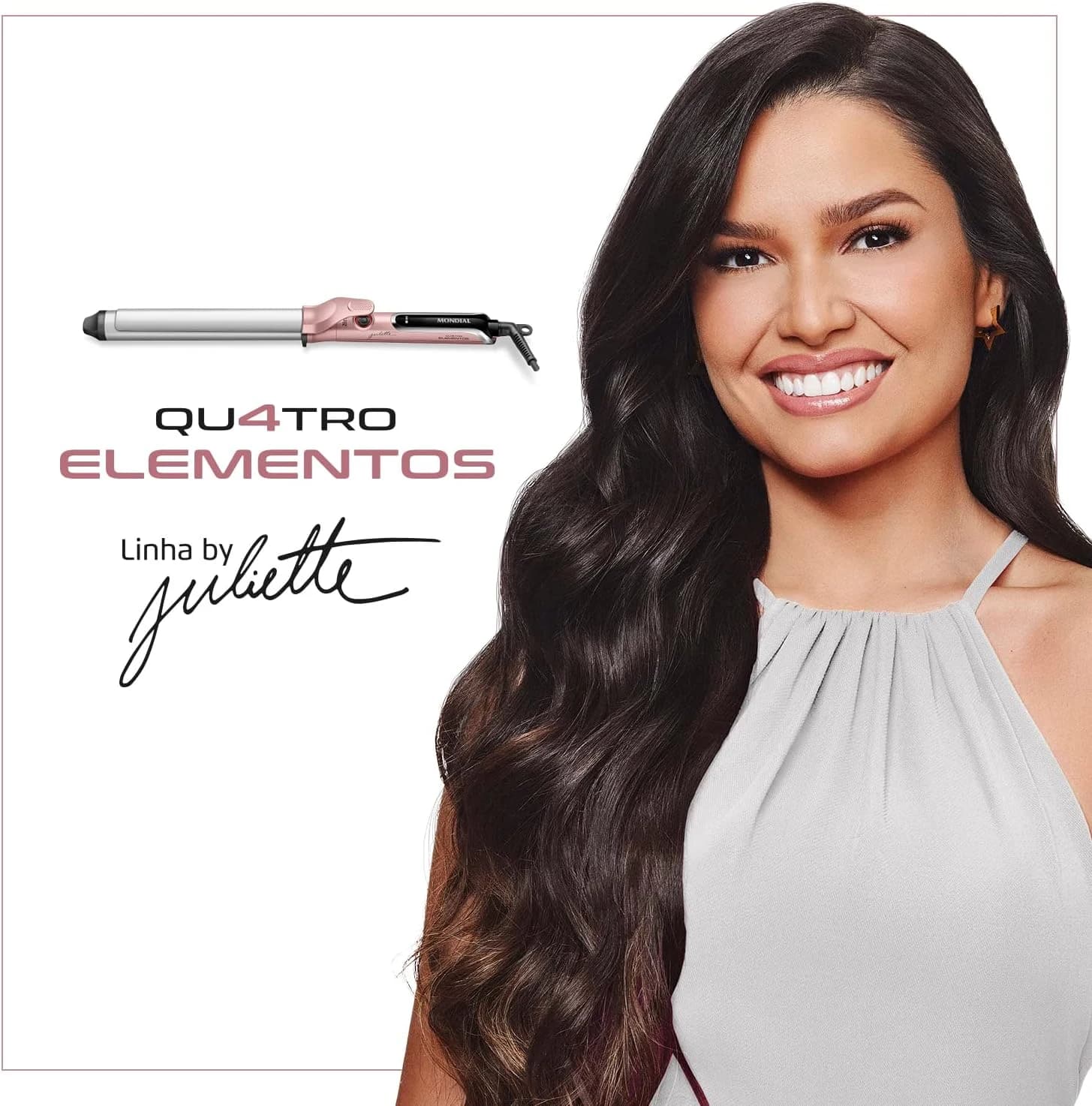 Escova Modeladora, Mondial, Golden Rose, 70W, Bivolt - MC-JU-01