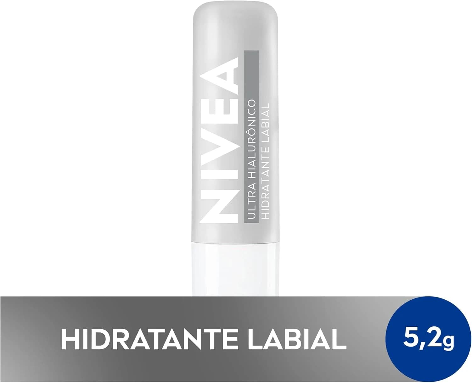NIVEA Hidratante Labial Ultra Hialurônico 5,2g