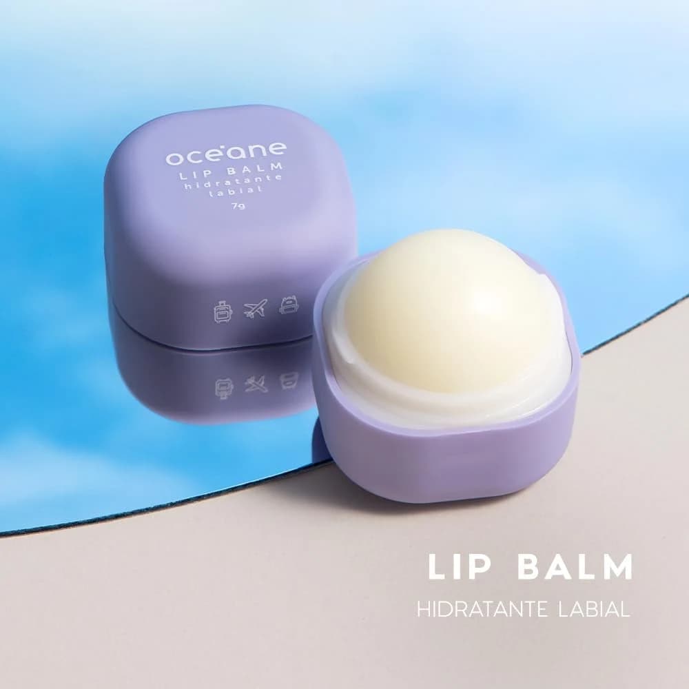 Océane Hidratante Labial de Baunilha - Travel Lip Balm Vanilla 7g