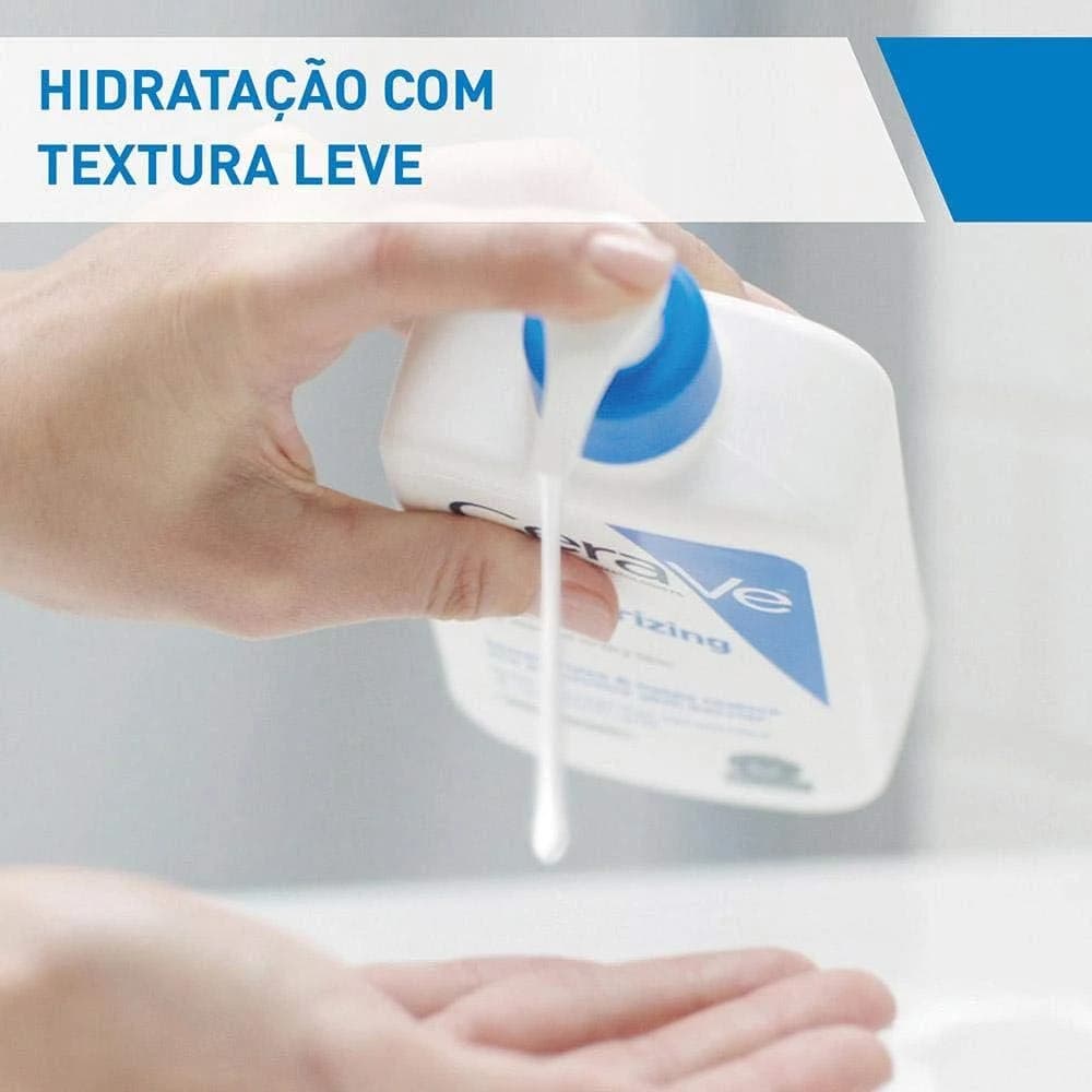 CeraVe, Loção Hidratante Corporal, com textura Fluida e Ácido Hialurônico 340g