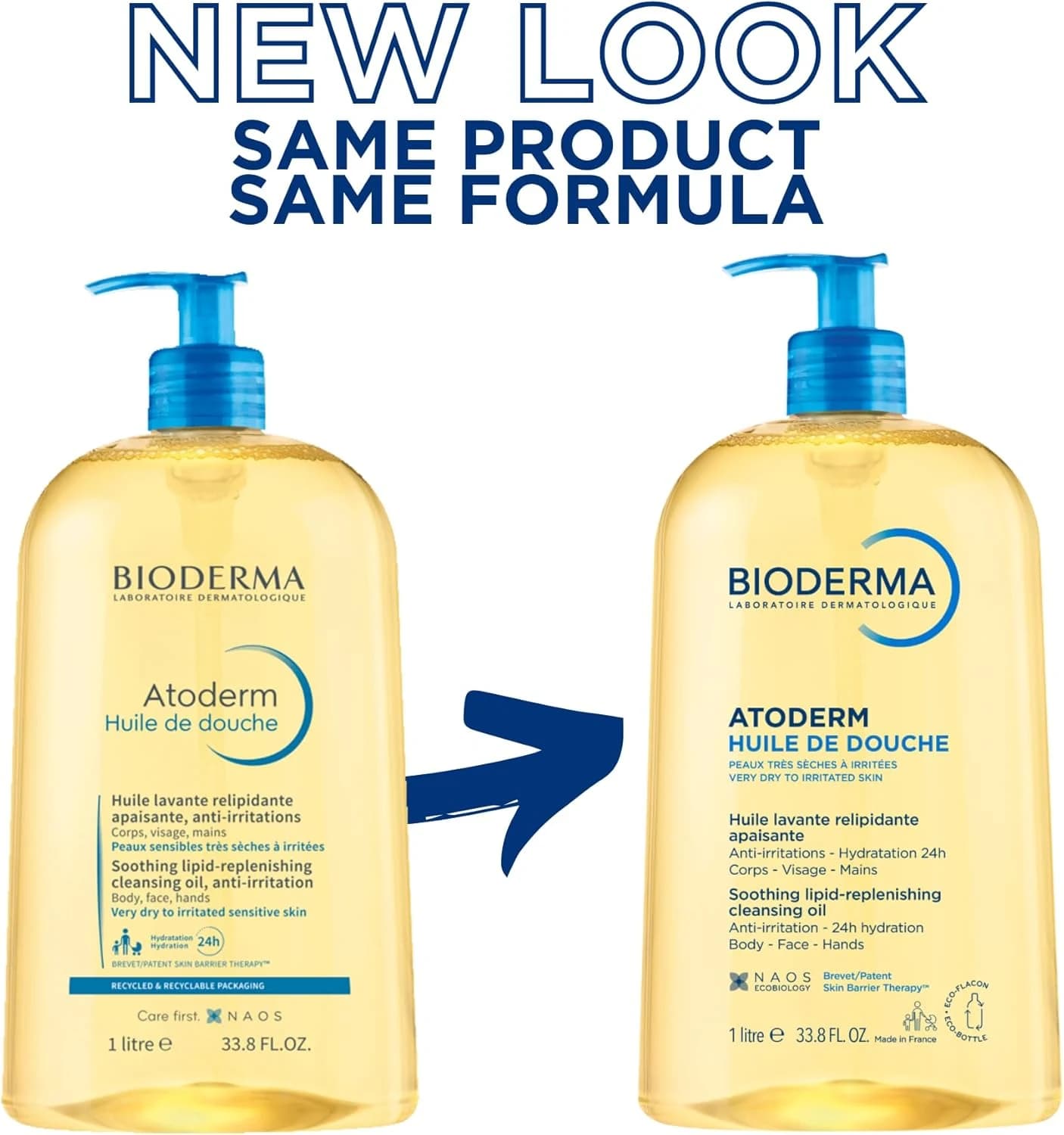BIODERMA Atoderm Óleo De Banho - Higiene Hidratante Diária 1L