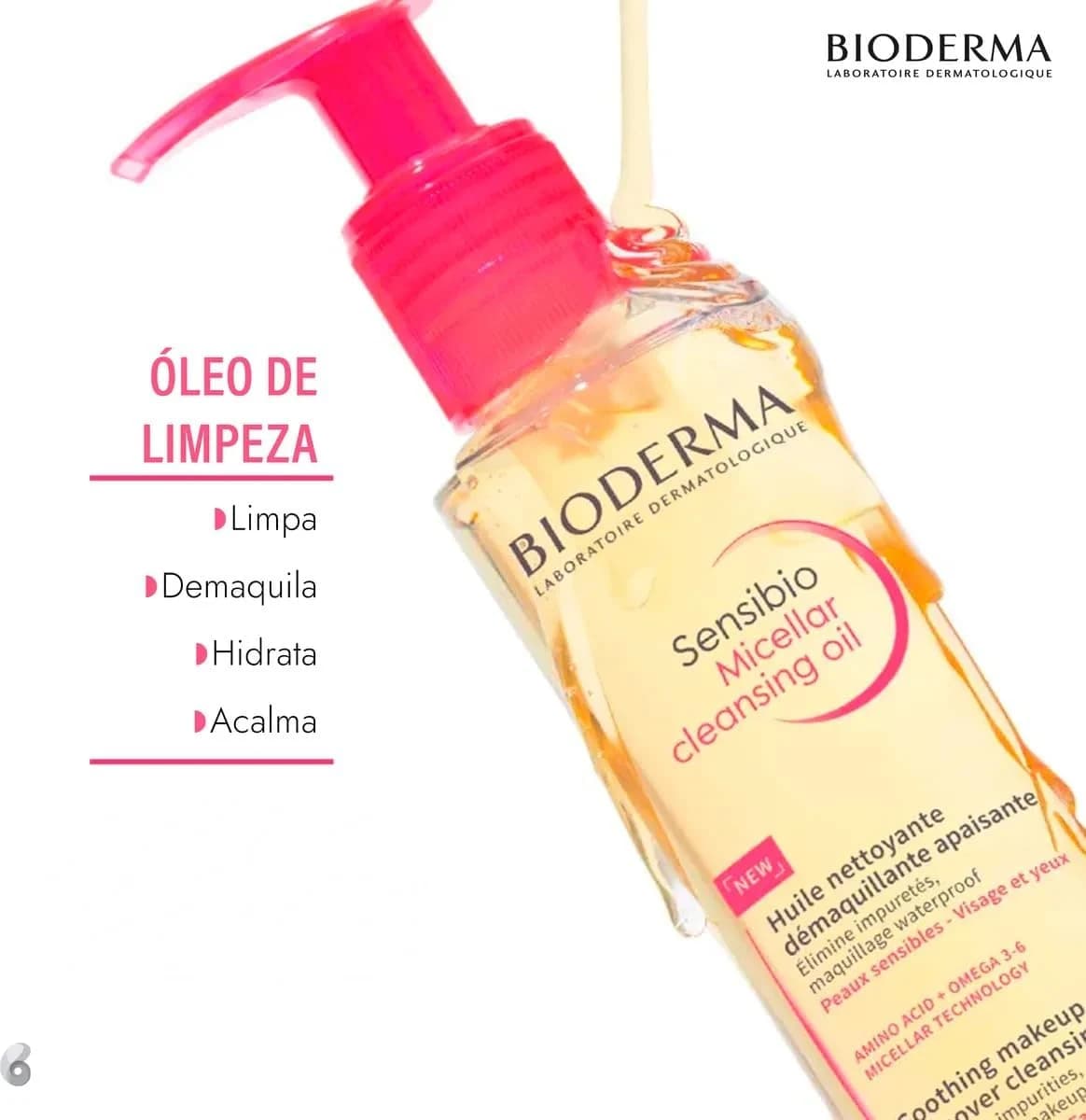 BIODERMA Sensibio Micellar Cleansing Oil Óleo Micelar Demaquilante 150ml