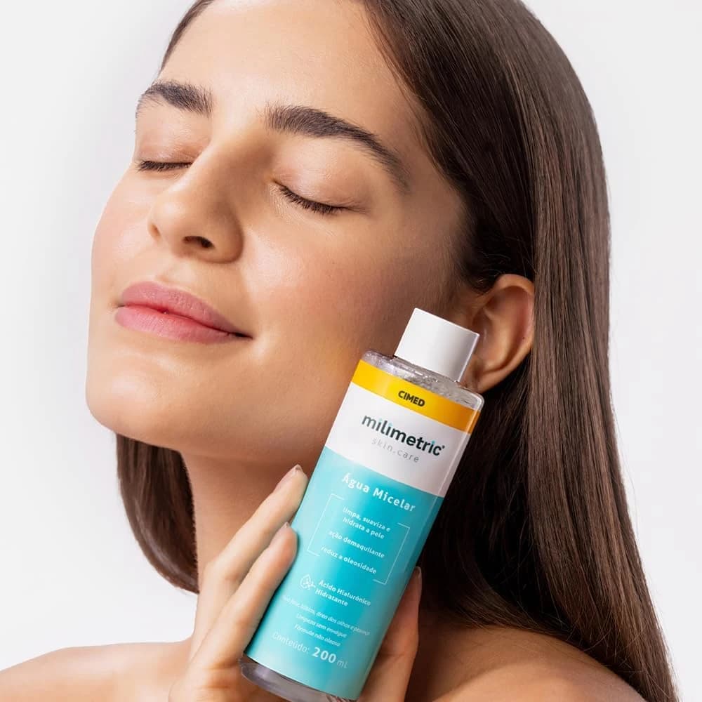 Milimetric Skincare Água Micelar com Ácido Hialurônico 200ml