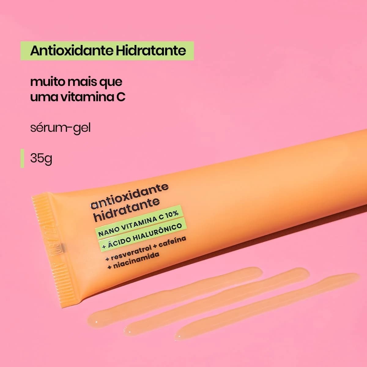 Sallve Antioxidante Hidratante 35G - Nano Vitamina C 10% Ácido Hialurônico