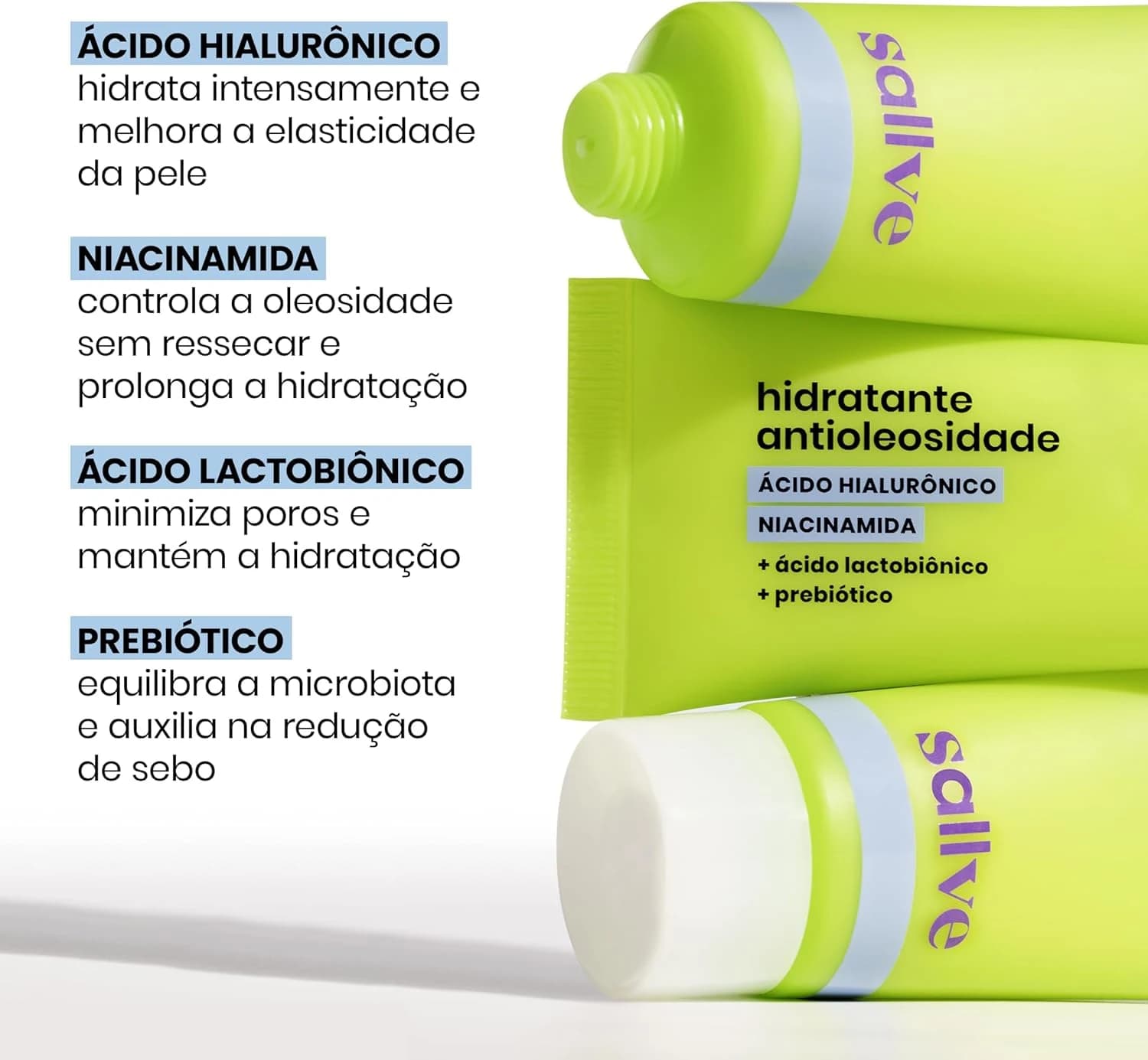 Sallve Hidratante Antioleosidade 40g