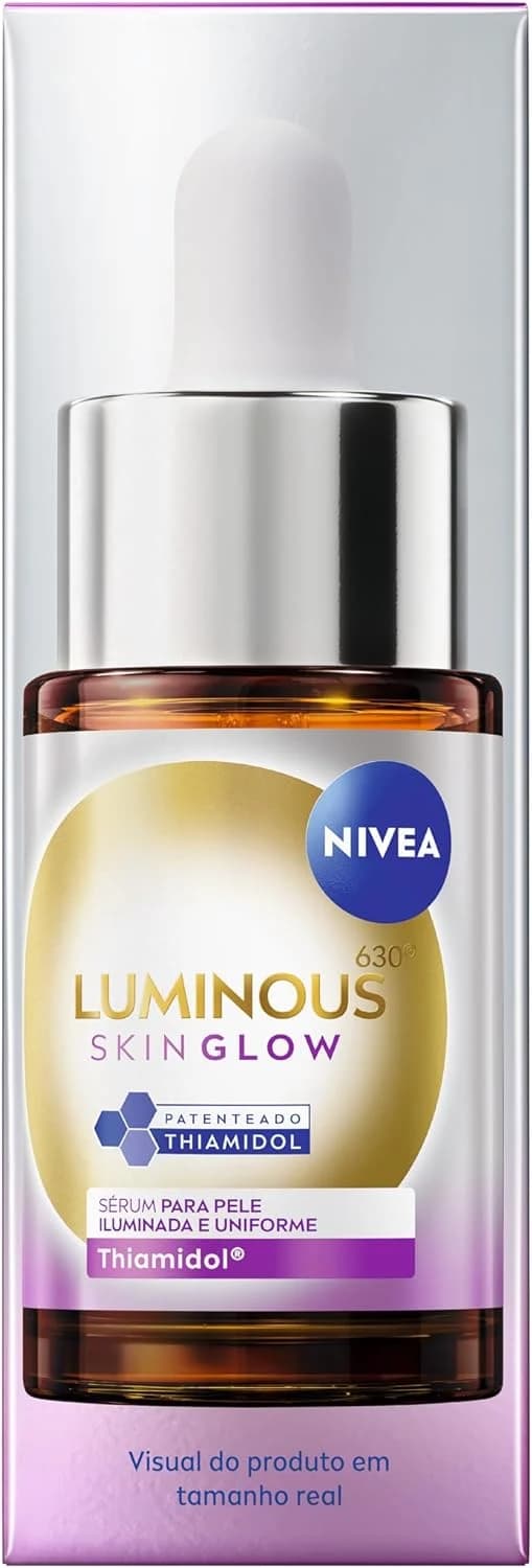NIVEA LUMINOUS630® Skin Glow Sérum 15 ml - Com Thiamidol, Niacinamida e Aloe Vera