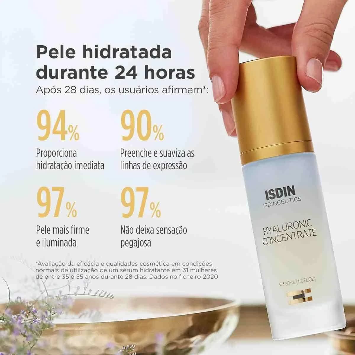 ISDIN Sérum Hidratante Anti-Idade Isdinceutics Hyaluronic Concentrate - 30ml