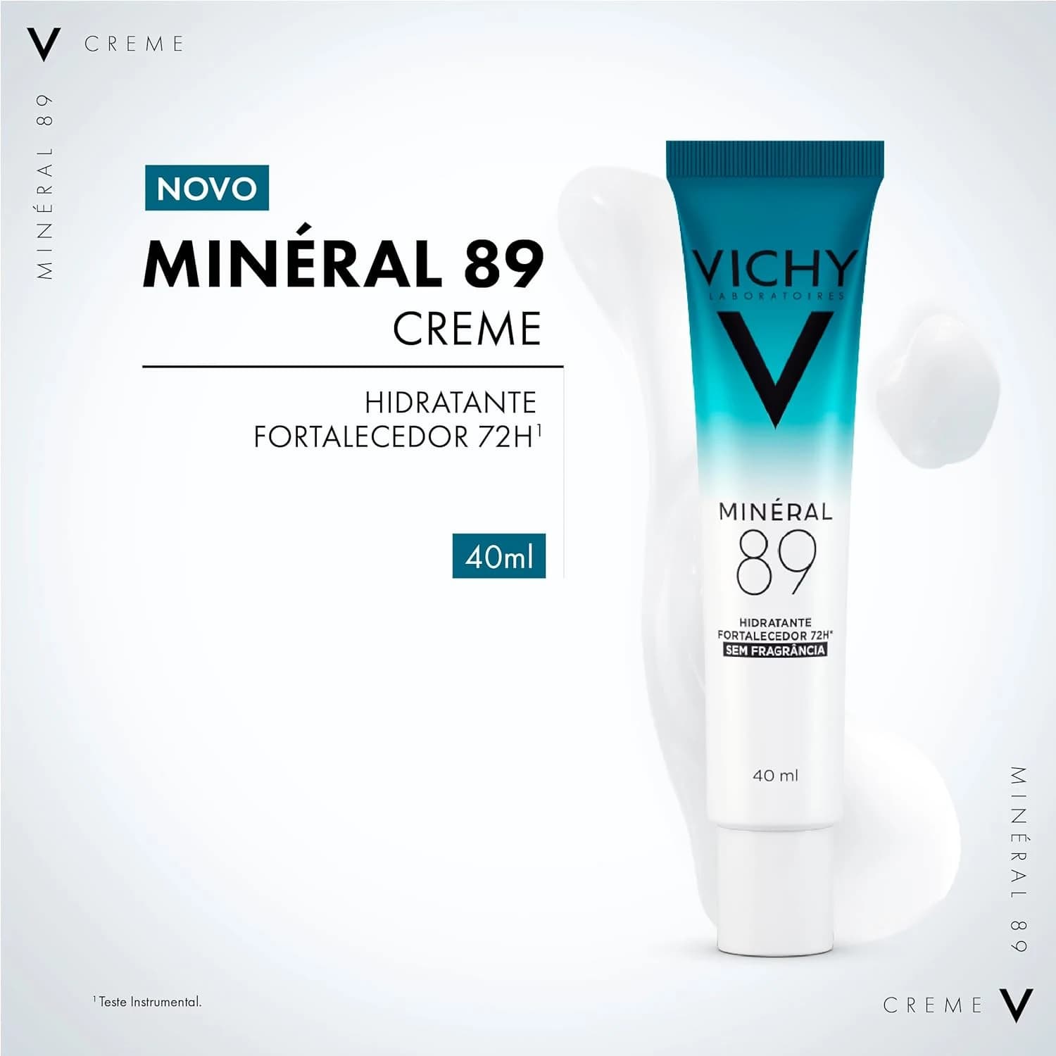 Vichy Minéral 89 Creme Hidratante Facial Fortalecedor e Reparador 40ml