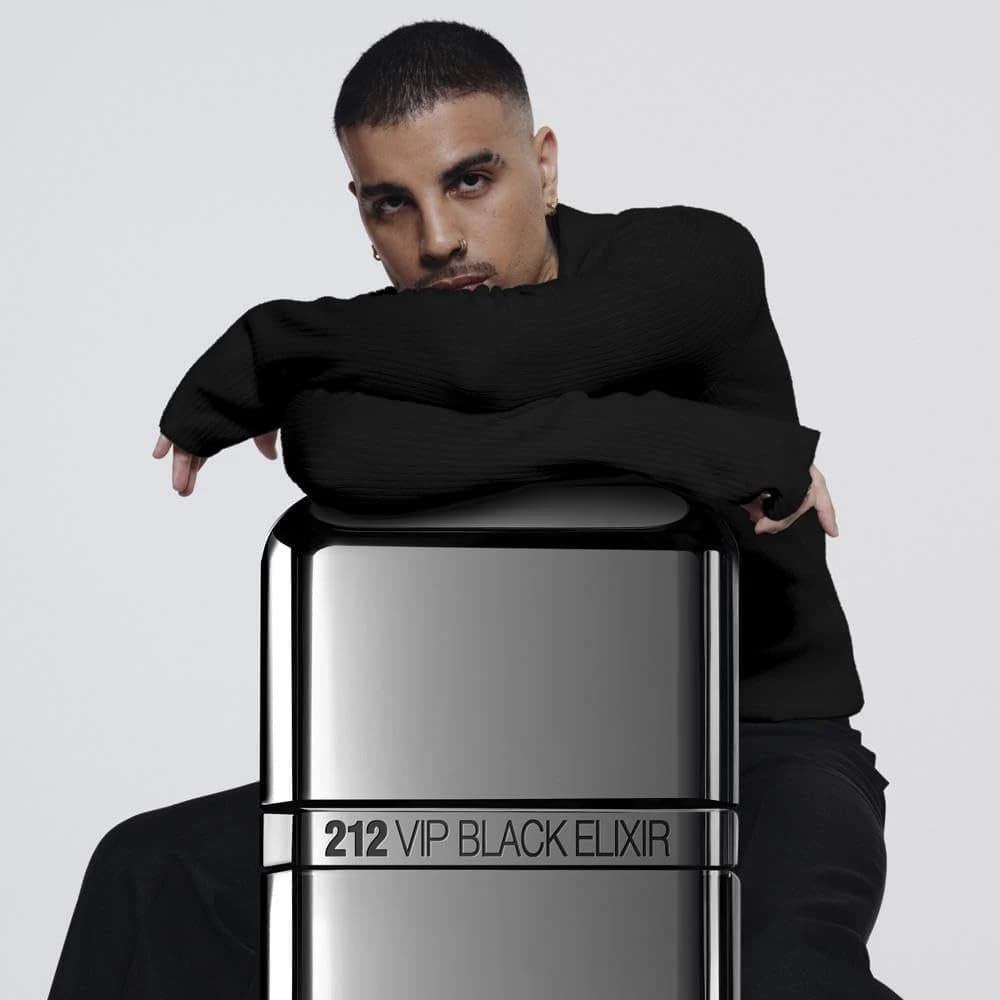 Carolina Herrera 212 Vip Black Elixir Edp Perfume Masculino 100ml