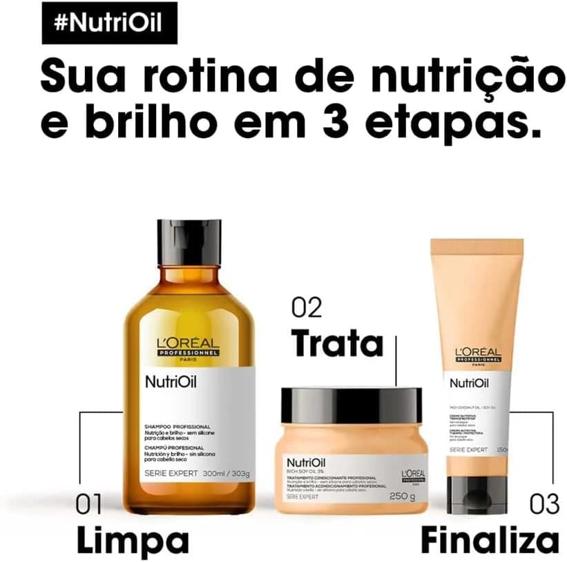 L'Oréal Professionnel NutriOil Leave-in, Hidratação e Nutrição Intensa, 150ml
