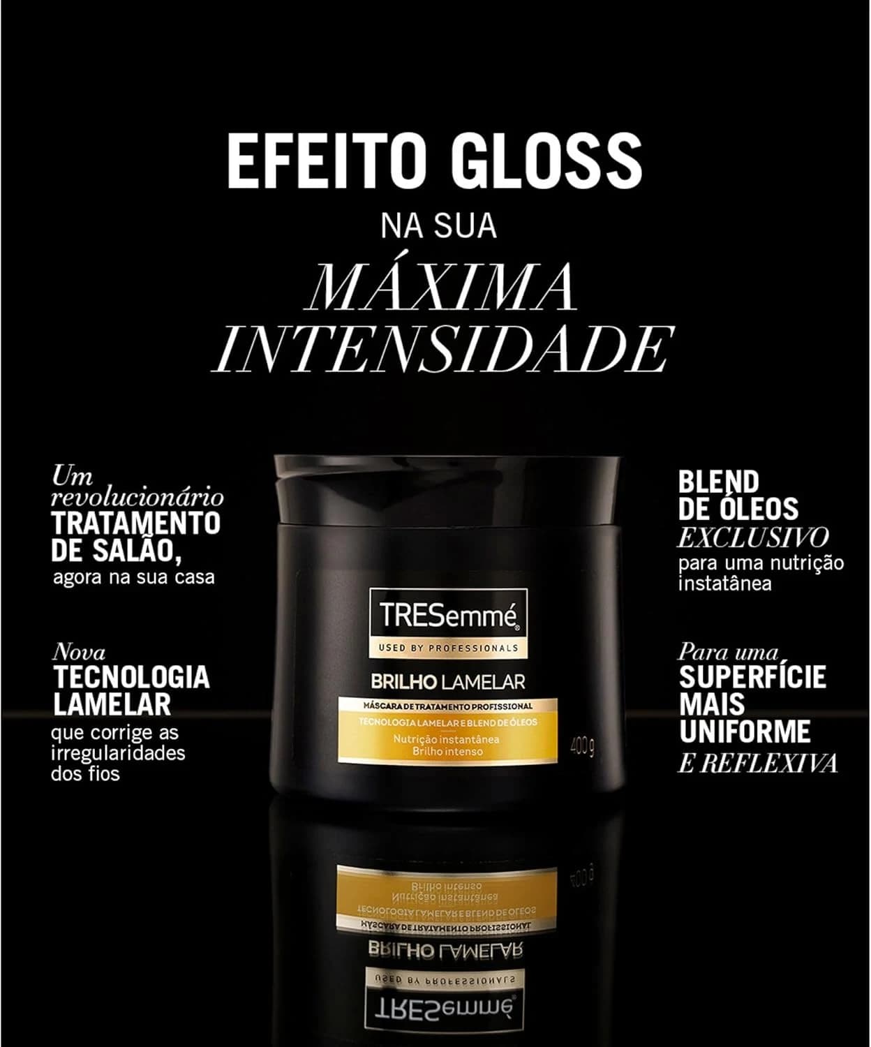 TRESemmé Brilho Lamelar Máscara de Tratamento 400 G