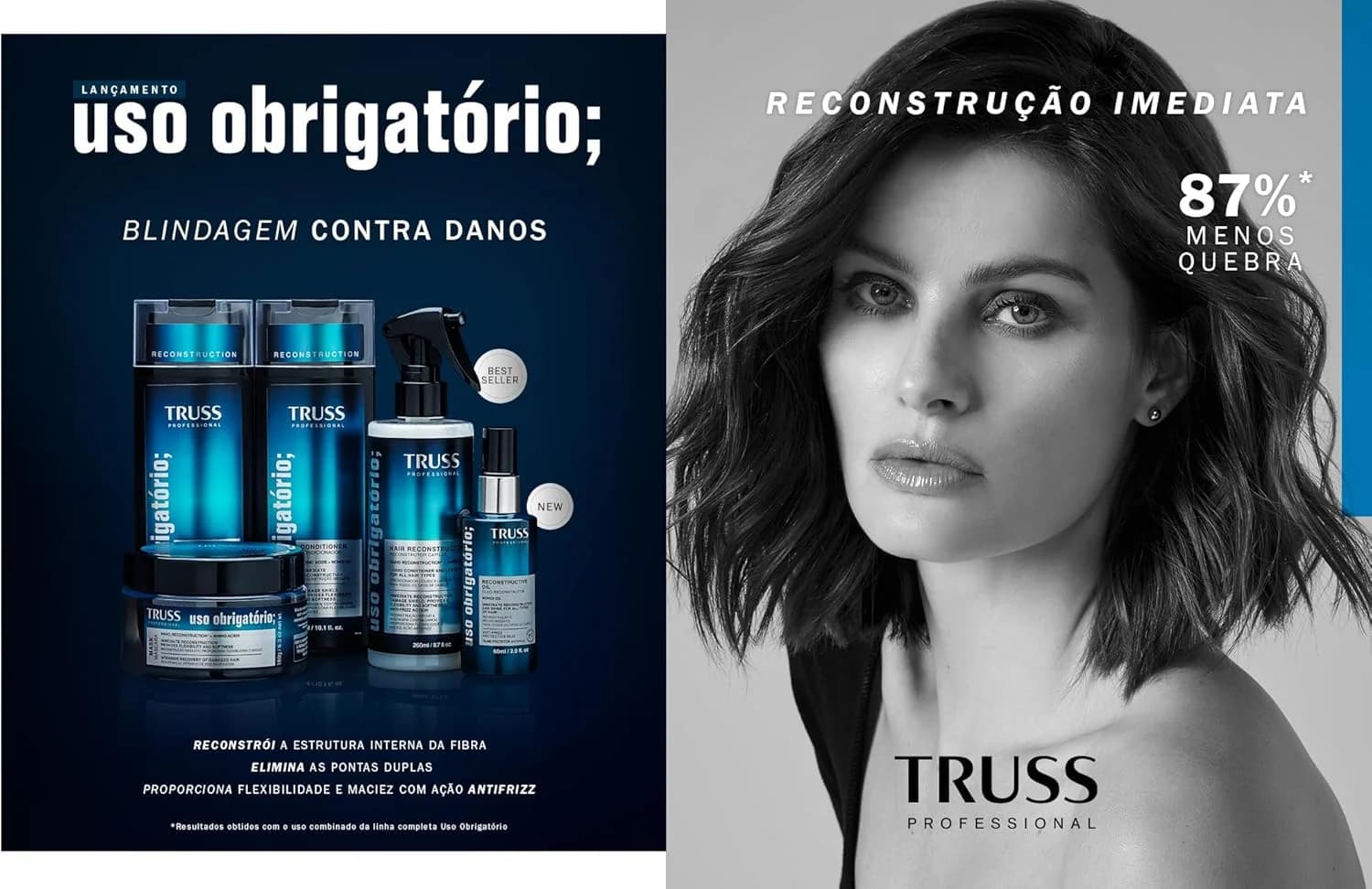 Truss Óleo Reconstrutor Uso Obrigatório | Tratamento Capilar | 30ml