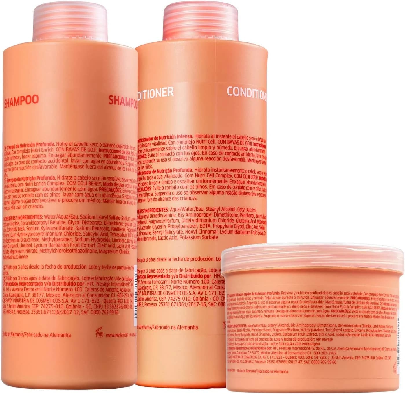 Kit Wella Professionals Invigo Nutri-Enrich Salon Trio (3 Produtos)