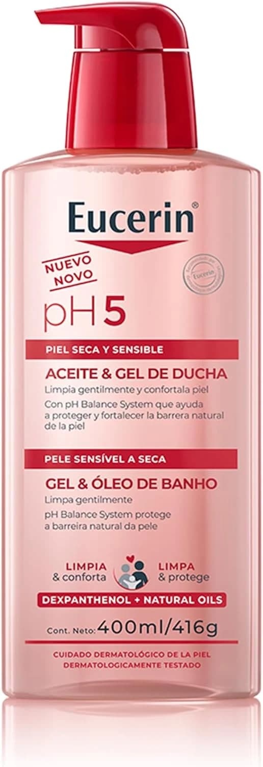 Eucerin PH5 Gel e Óleo de Banho 400ml
